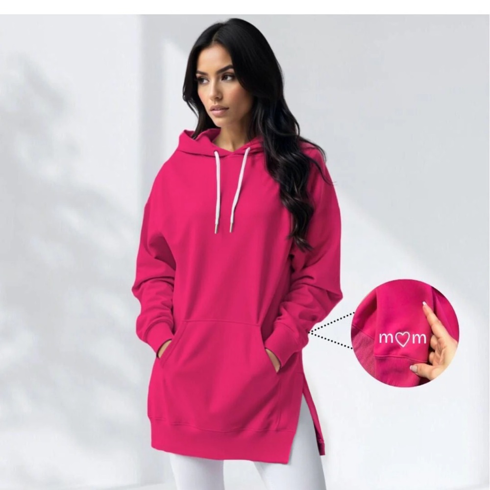 The Warmy oversized Hoodie cotton outer blanket fleece inner NWOT